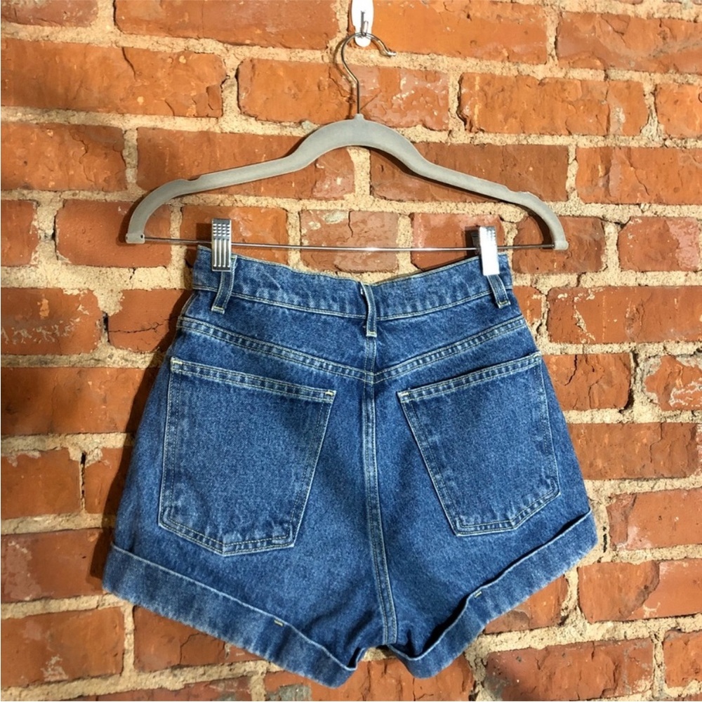 NWOT American Apparel Shorts Dark Wash - Picture 2 of 3